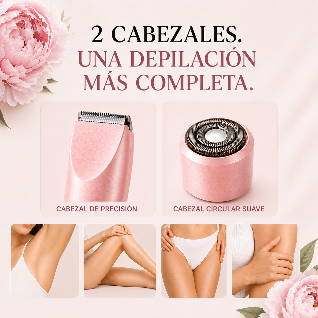 Contenido de la caja de la depiladora