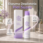 Espuma depilatoria para piel suave: suaviza, rápida y sin rastro